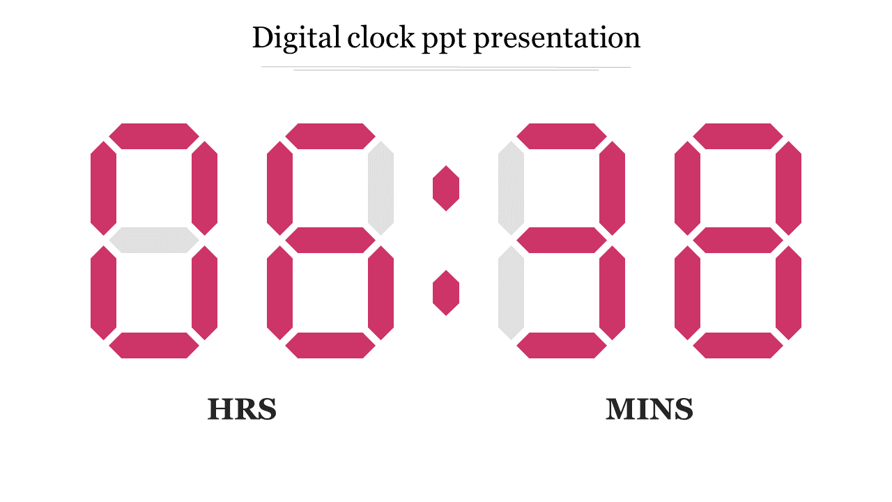 digital clock ppt presentation